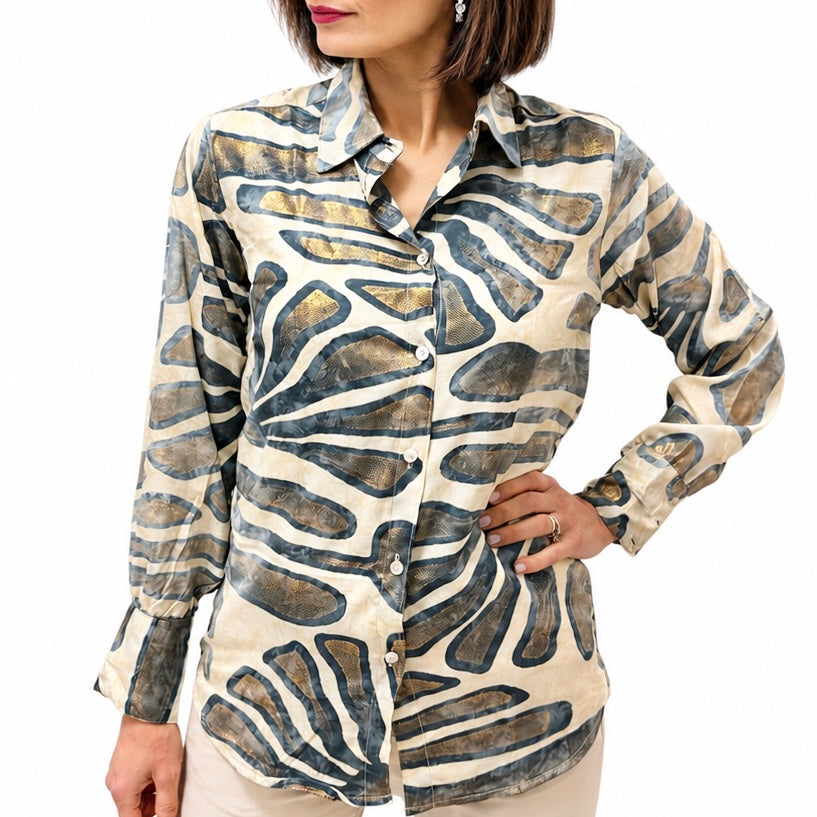 Ayfee camicia fantasia