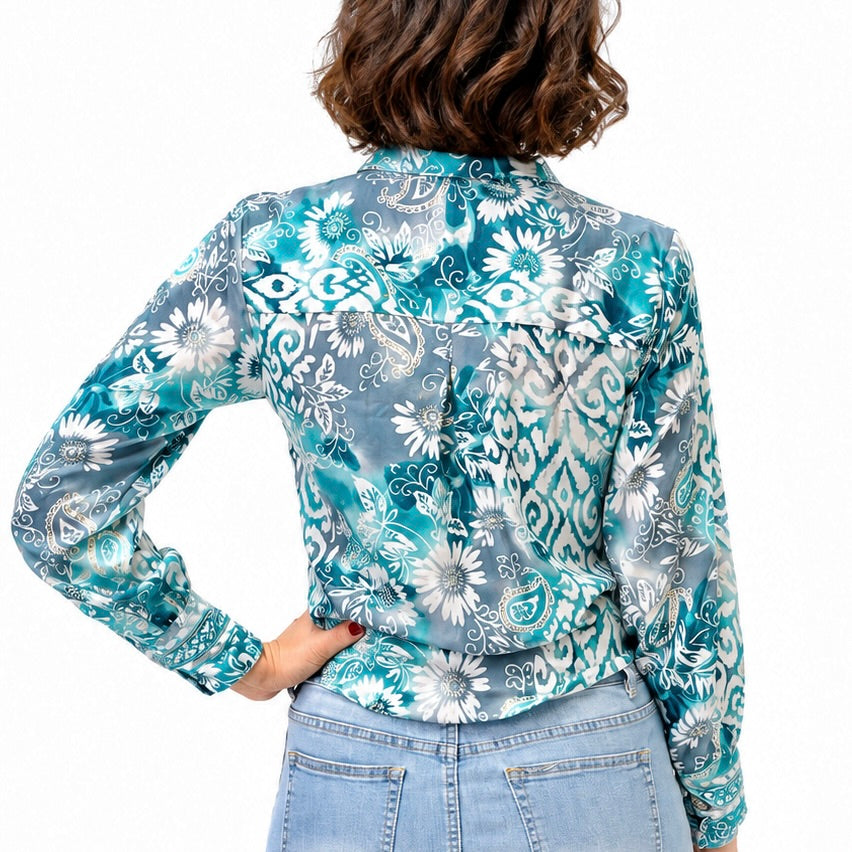 Ayfee camicia fantasia