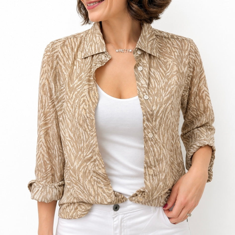 Ayfee camicia fantasia