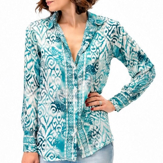 Ayfee camicia fantasia