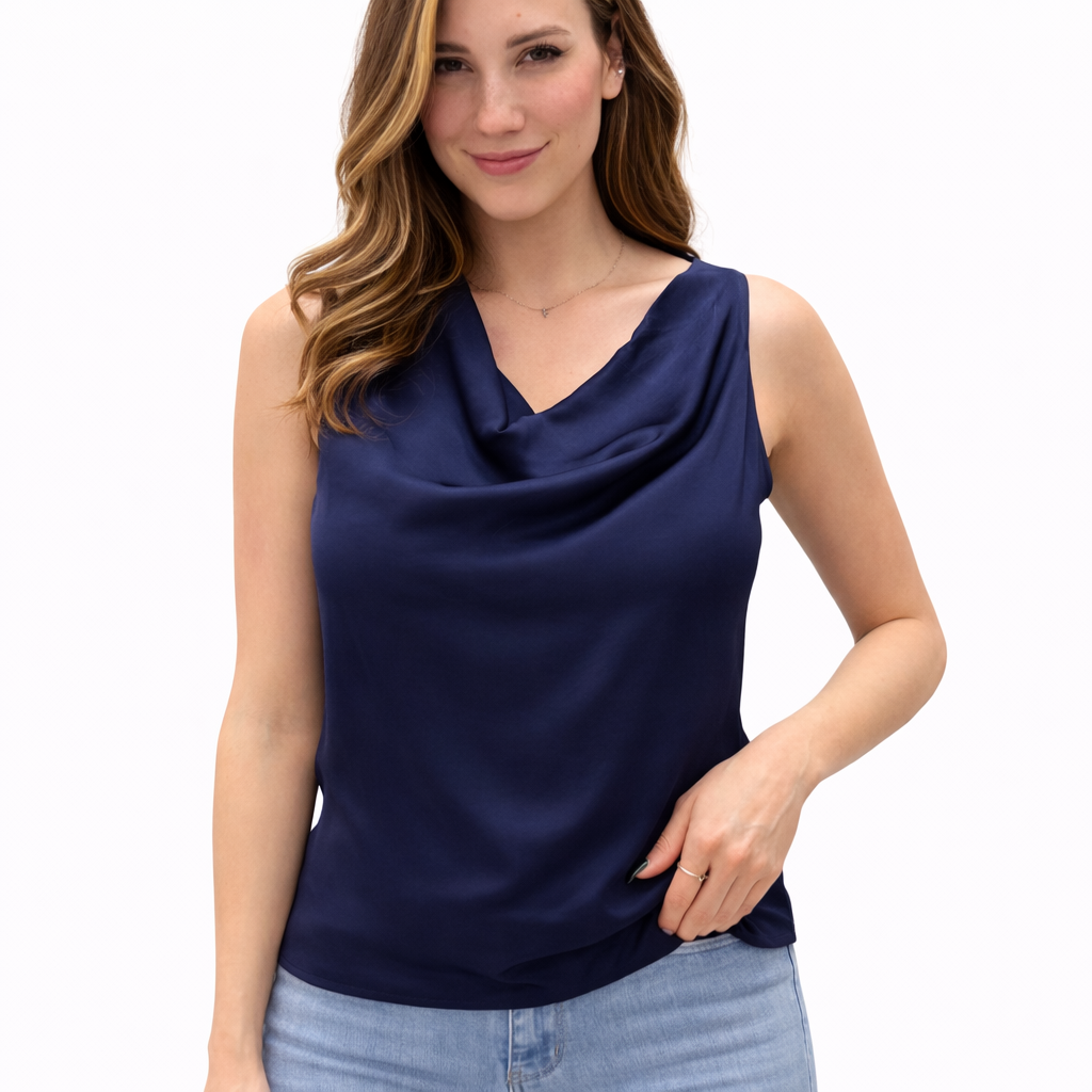 Blue Joint Top scollo morbido