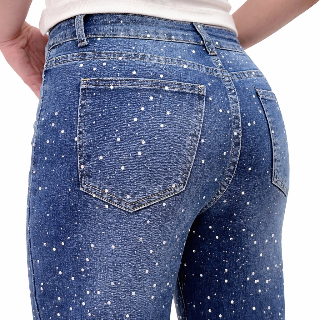 Blue Joint jeans palazzo strass