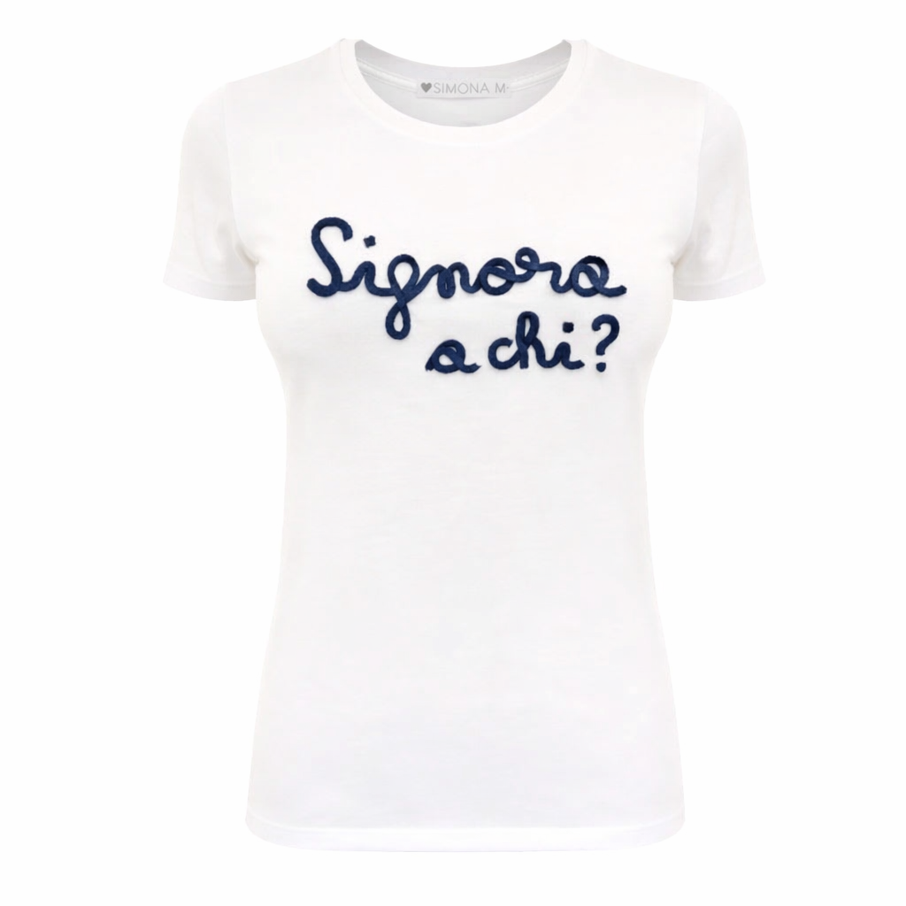 My T-shirt Signora a chi?