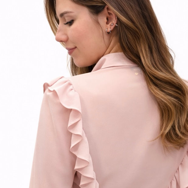 Blue Joint camicia volant