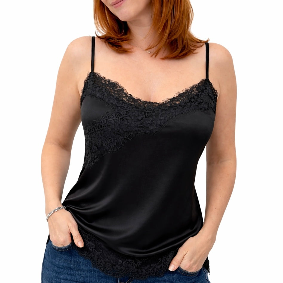 Blue Joint Top pizzo asimmetrico