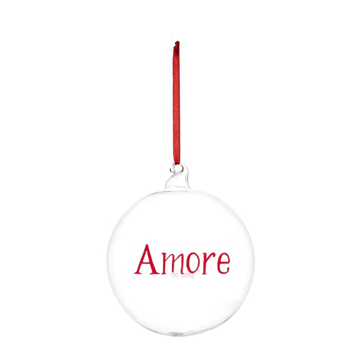 Simple Day pallina natale Amore rosso