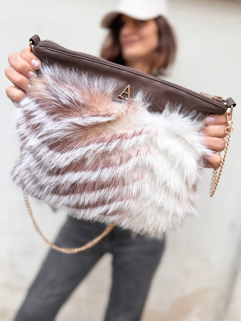 Ayfee borsa ecopelliccia