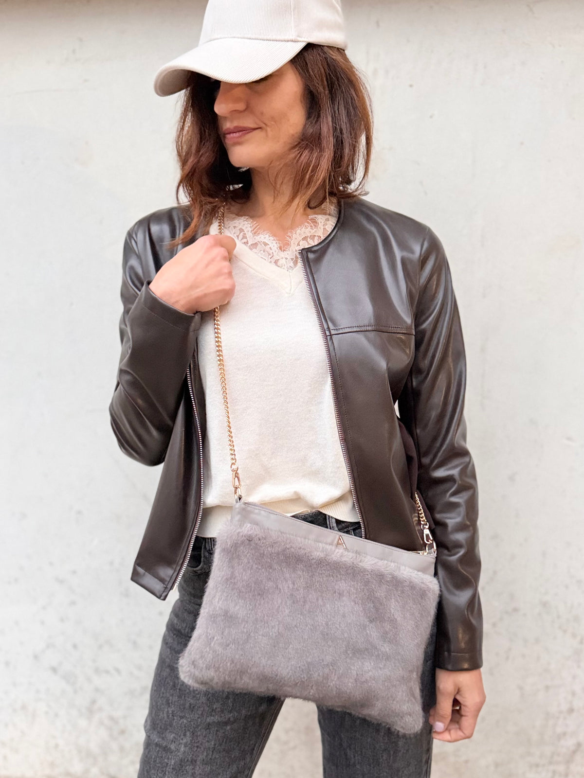 Ayfee borsa ecopelliccia