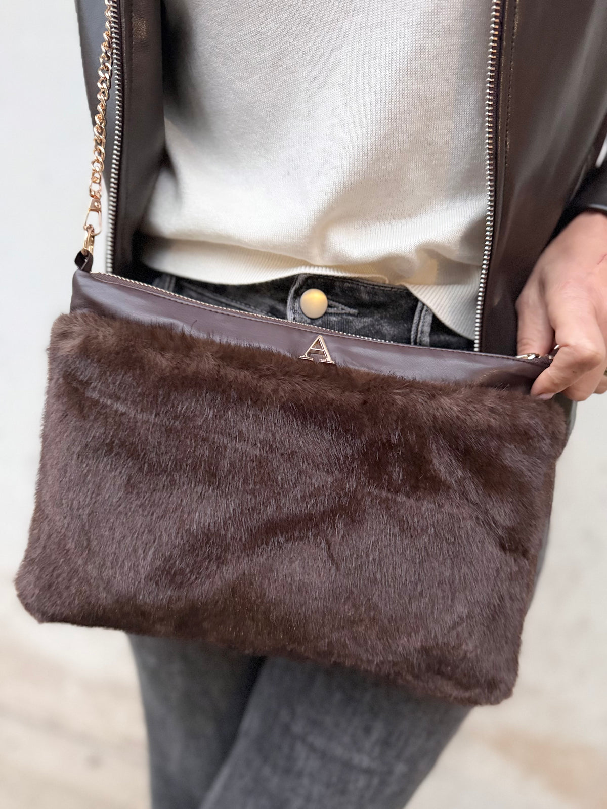 Ayfee borsa ecopelliccia