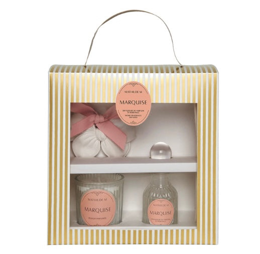 Mathilde M set diffusore con candela e gessetto Marquise