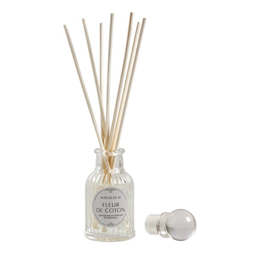 Mathilde M set diffusore con candela e gessetto Fleur de coton