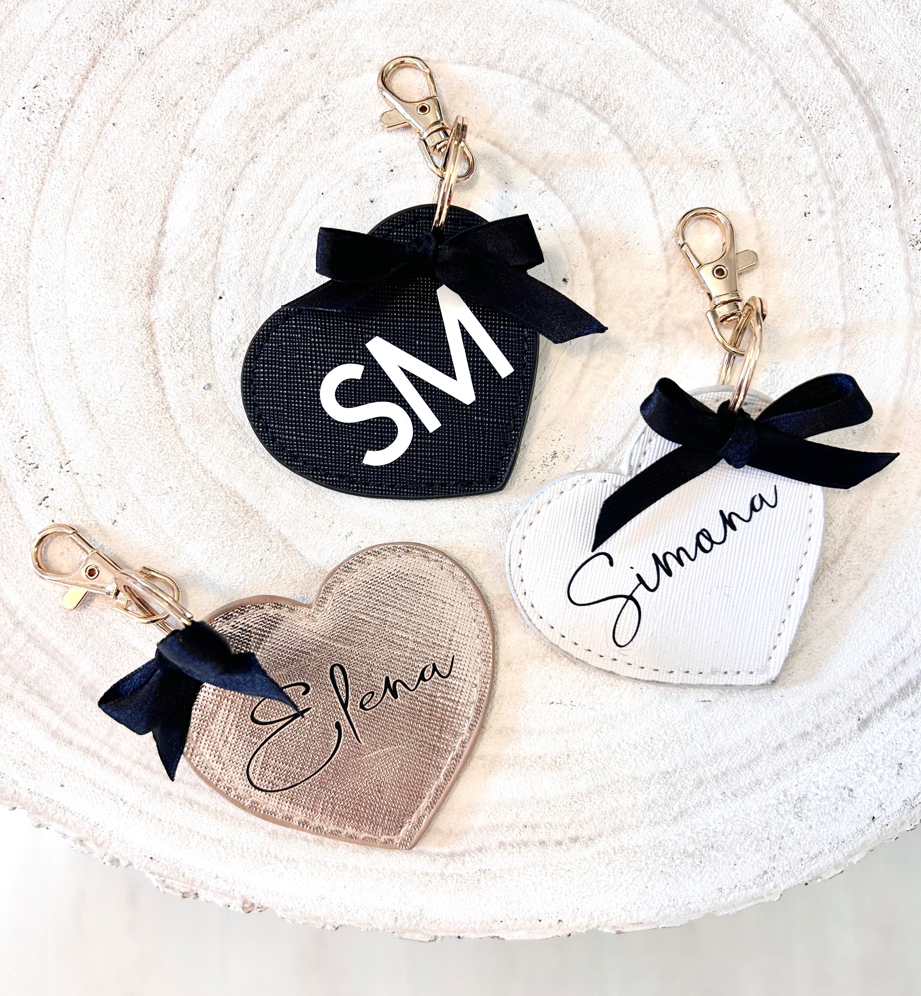 Laurich portachiavi cuore personalizzato