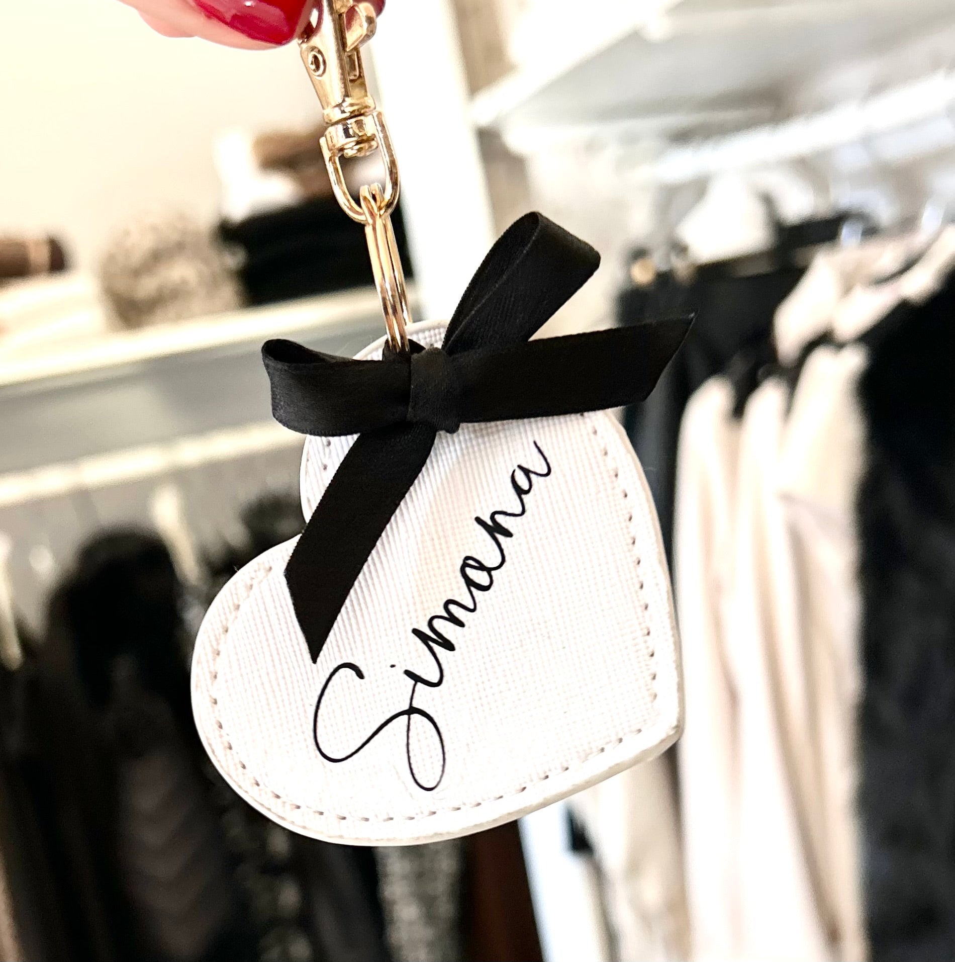 Laurich portachiavi cuore personalizzato