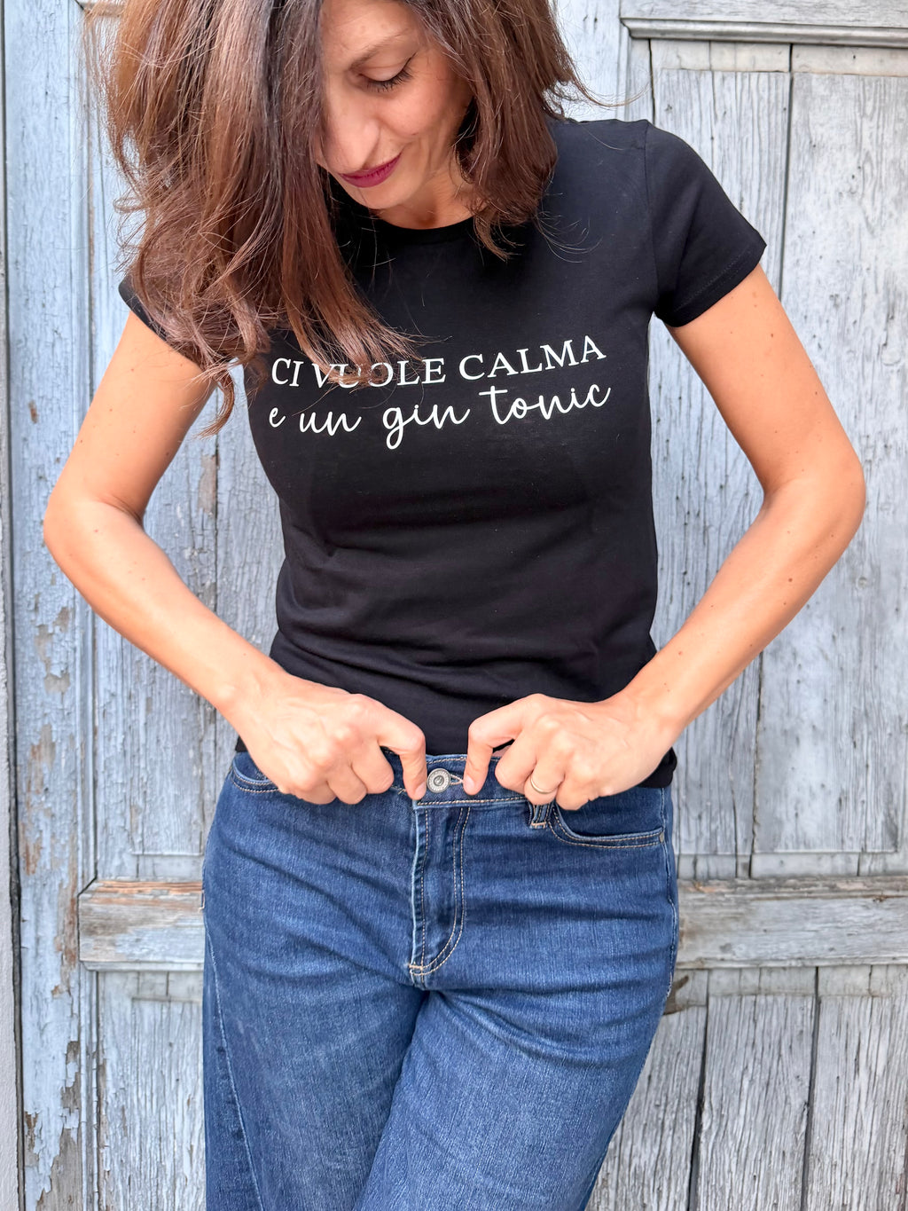 My T-shirt Ci vuole calma e un gin tonic