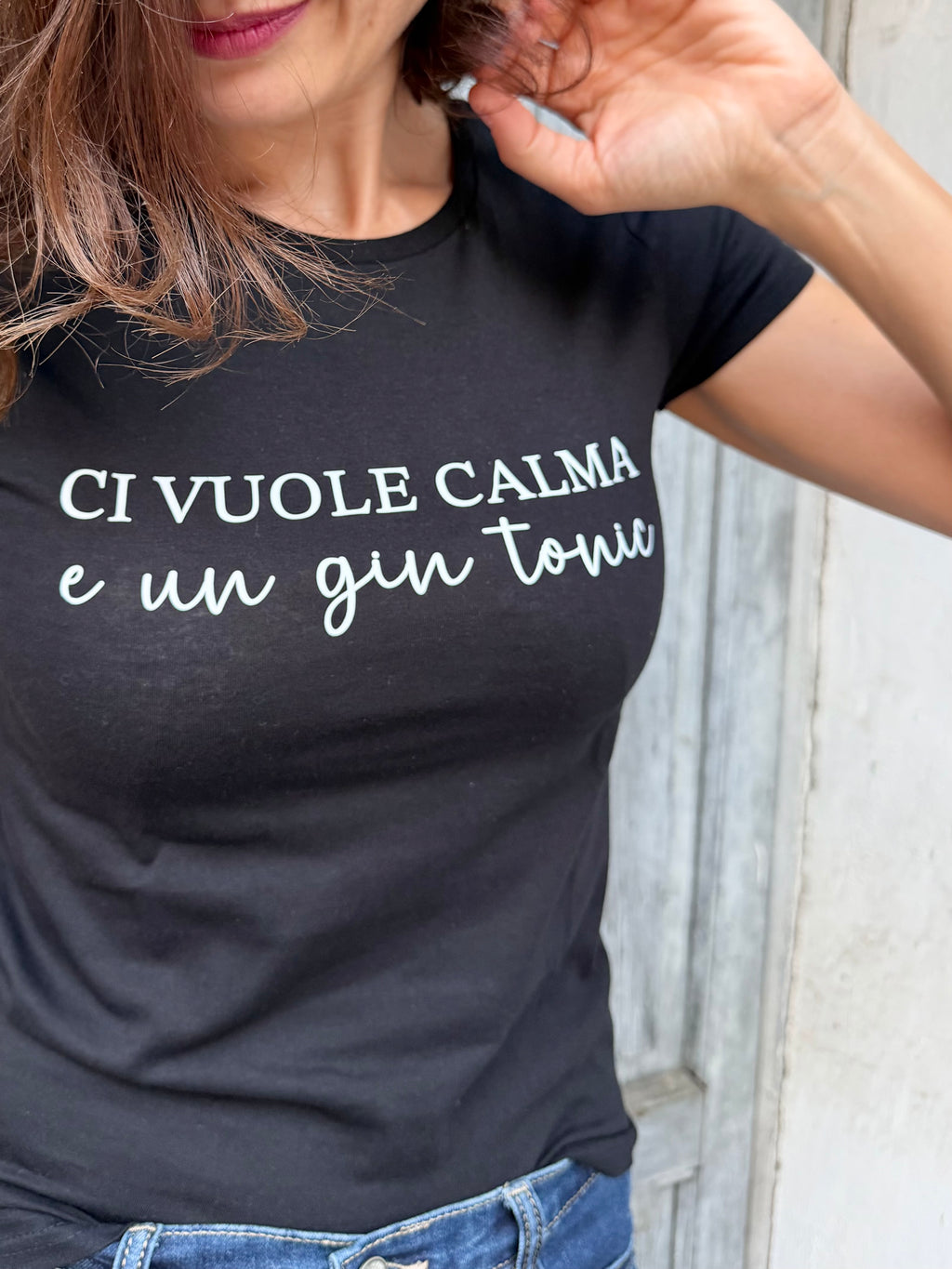 My T-shirt Ci vuole calma e un gin tonic