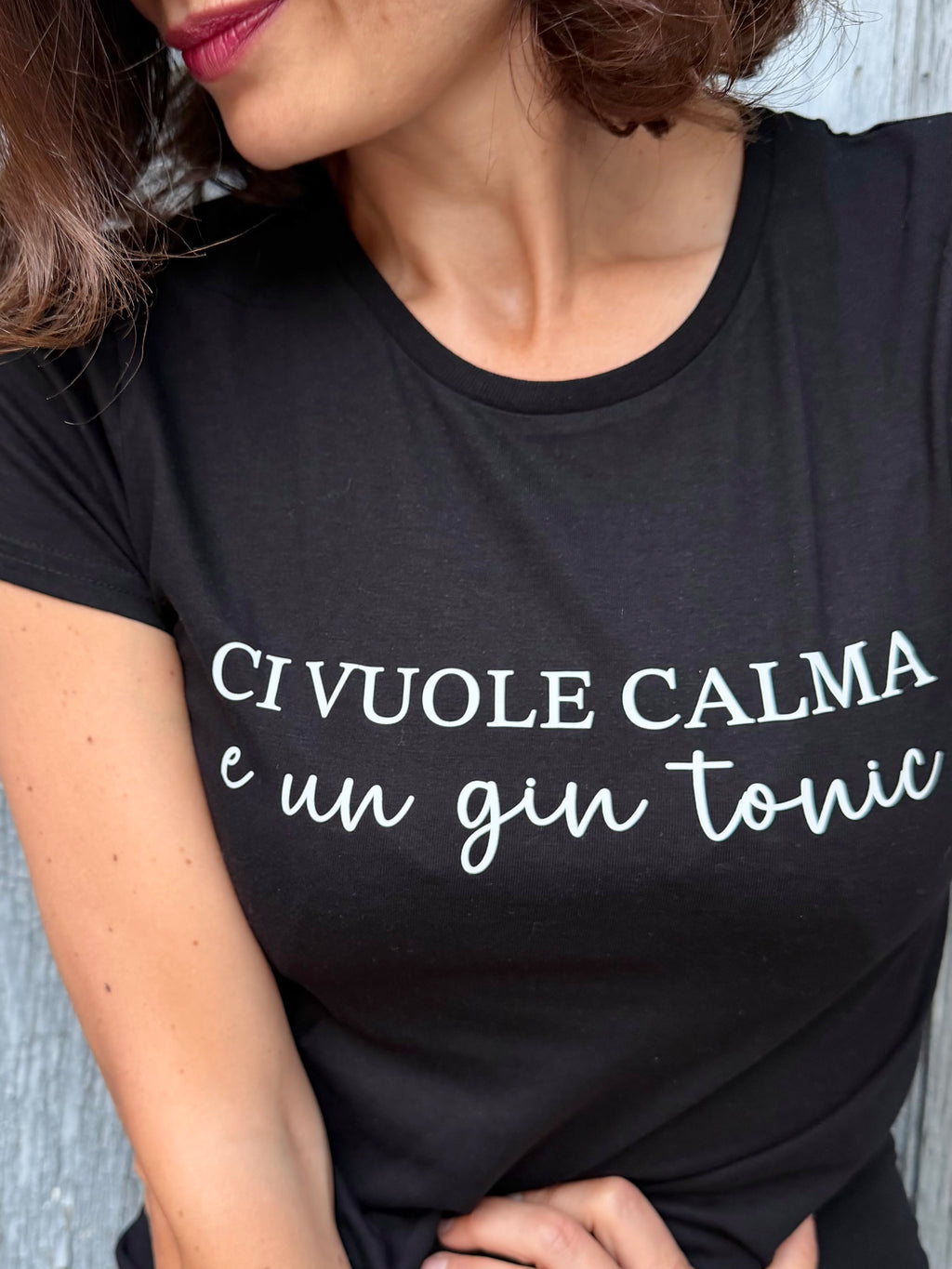 My T-shirt Ci vuole calma e un gin tonic