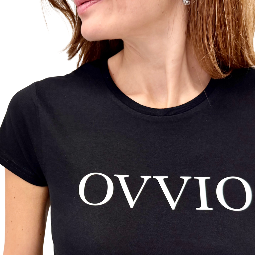 Simona M Ovvio T-SHIRT OVVIONERO Simona M.