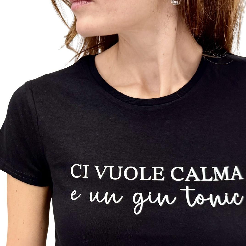 Simona M  T-shirt Gin Tonic T-SHIRT GIN TONICNERO Simona M.
