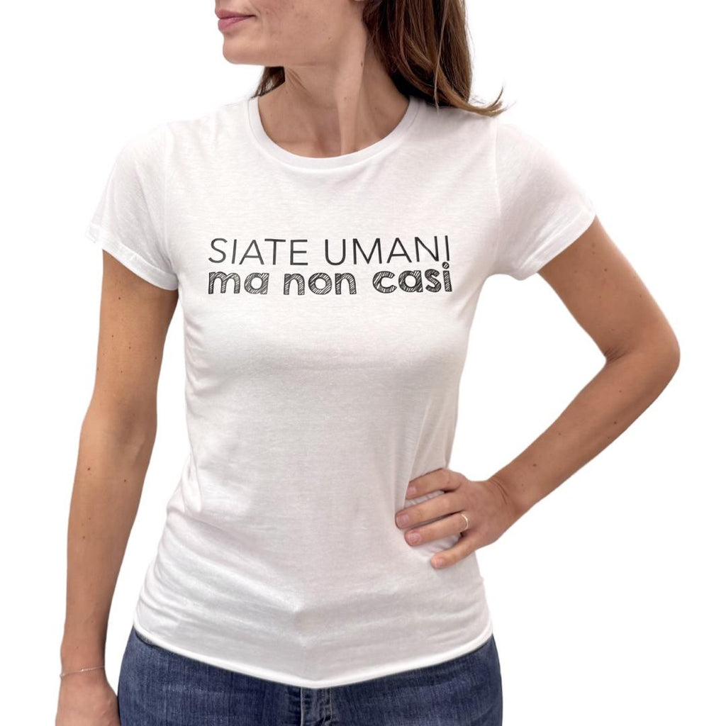 Simona M  T-shirt Casi Umani TSHIRT CASI UMANIBIANCO Simona M.