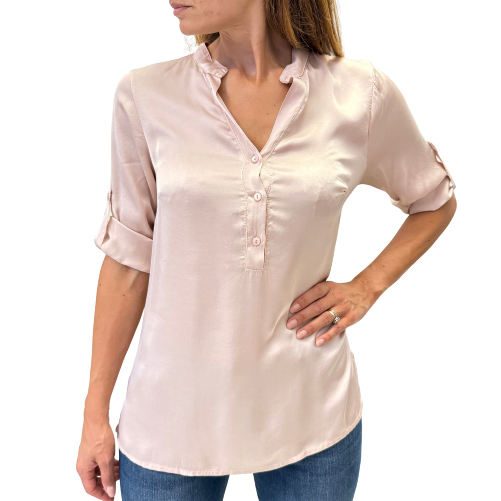 Blue Joint camicia raso 94405ROSA blue joint