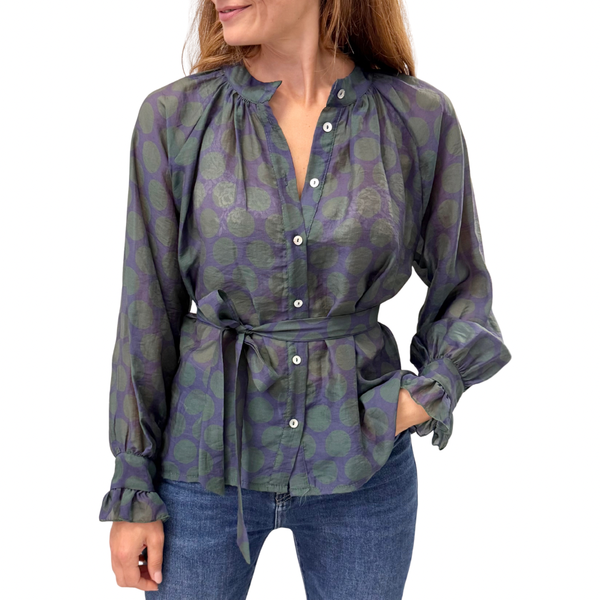 Zimo camicia pois 00008092VERDE zimo