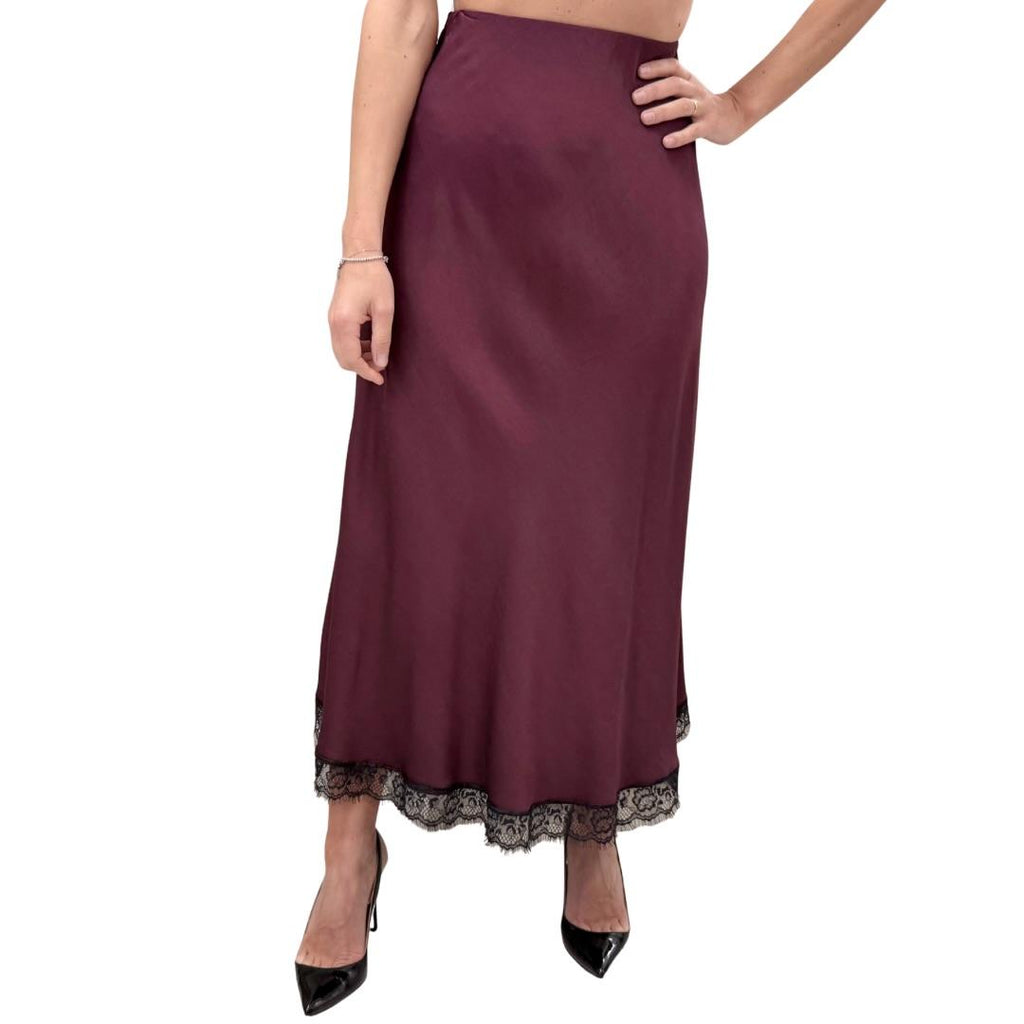 Blue Joint gonna raso e pizzo 