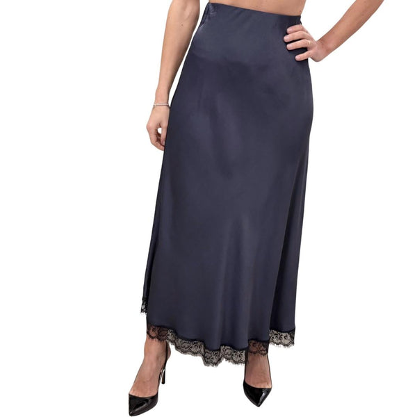 Blue Joint gonna raso e pizzo 