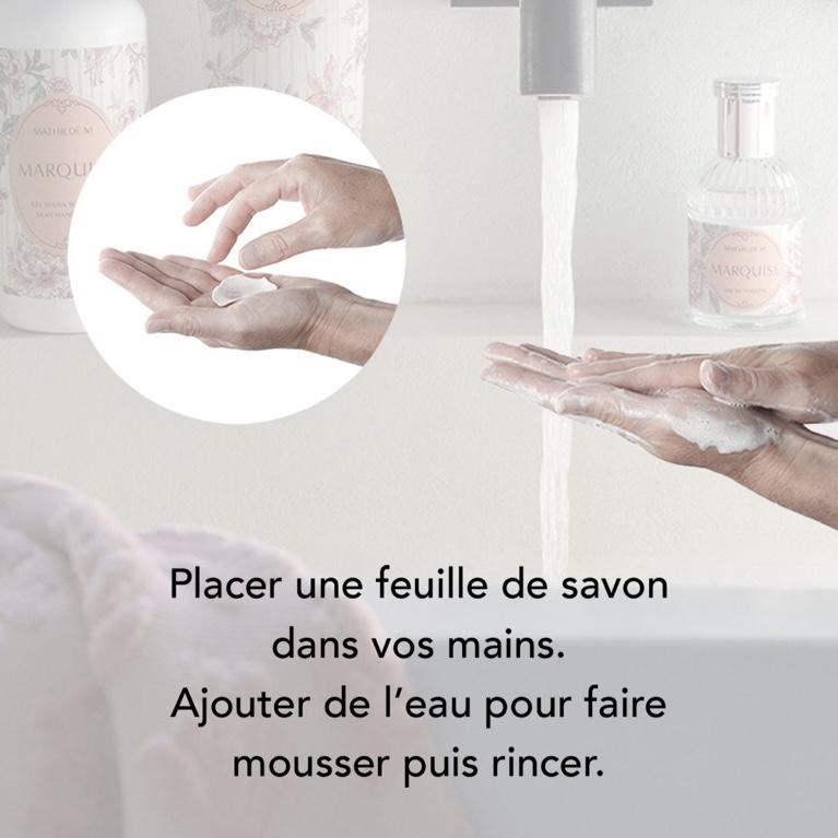 Mathilde M Stelle sapone glitter alla Rosa BEFSBR Mathilde creations