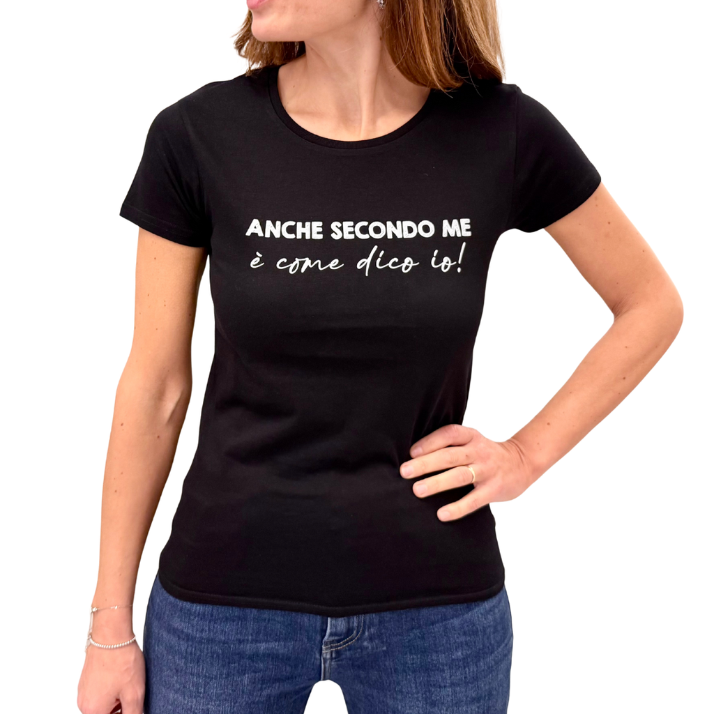 Simona M t-shirt Secondo Me T-SHIRT SECONDO MENERO Simona M.