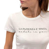 Simona M  T-shirt La pazienza è finita TSHIRT PAZIENZABIANCO Simona M.