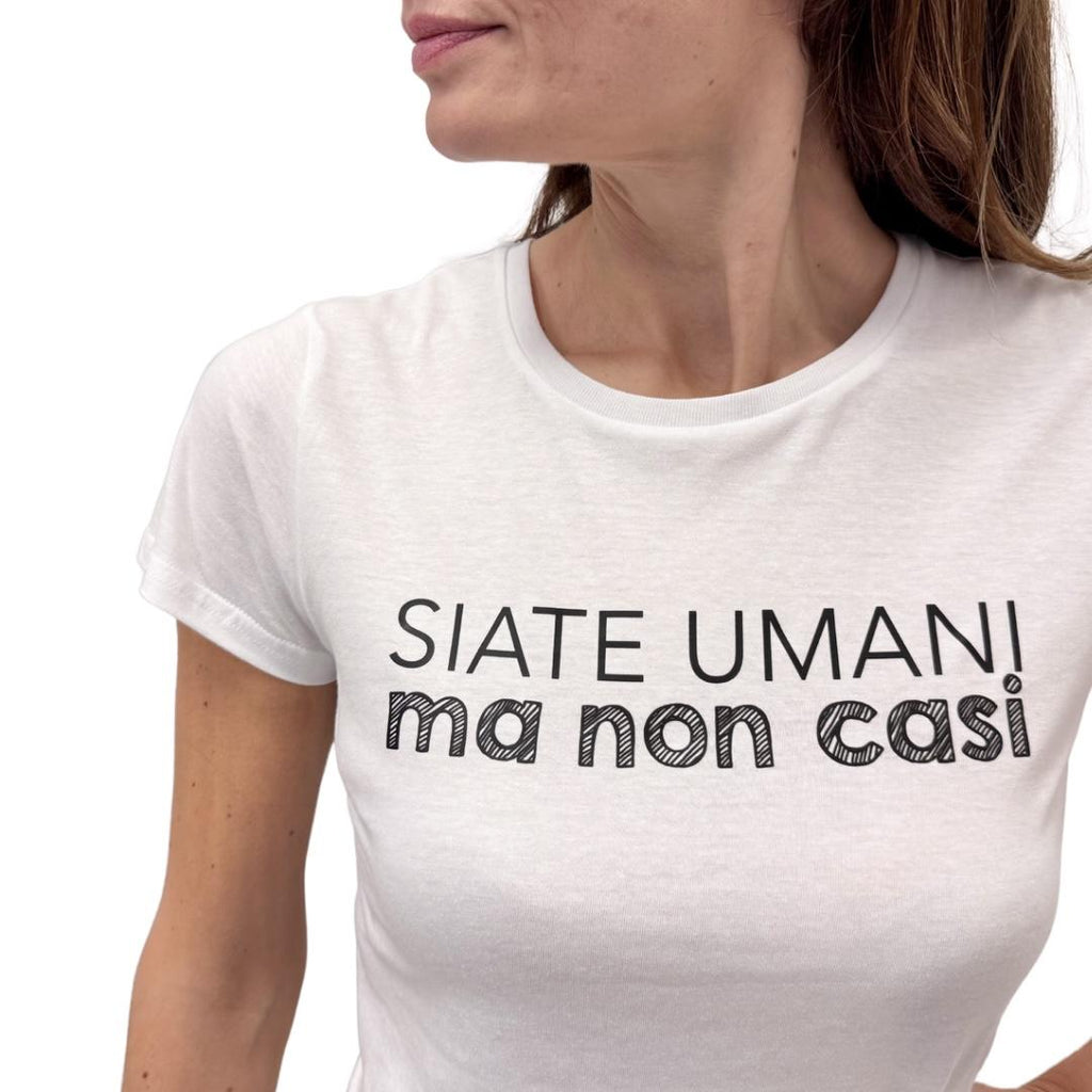 Simona M  T-shirt Casi Umani TSHIRT CASI UMANIBIANCO Simona M.