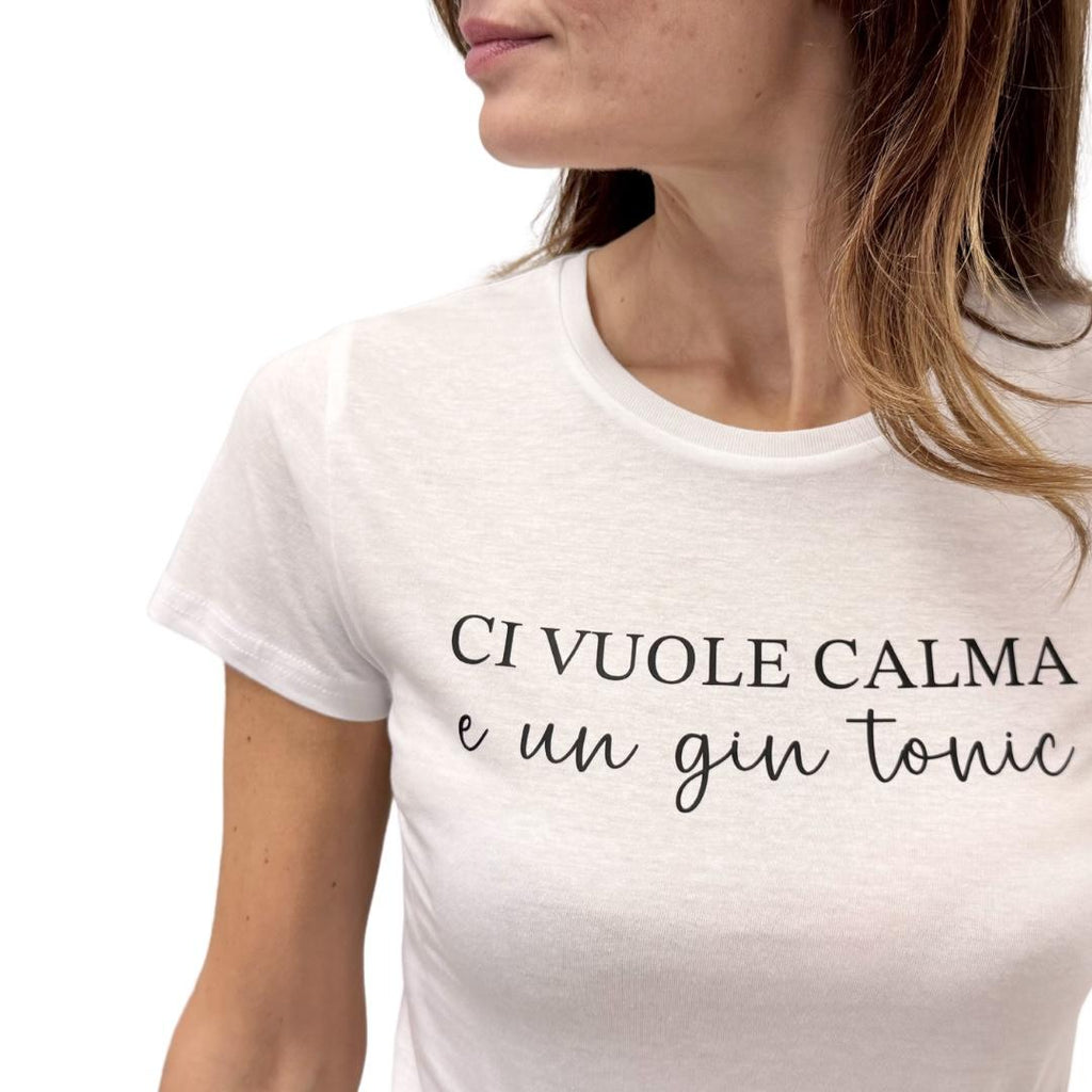 Simona M  t-shirt Gin Tonic TSHIRT GIN TONICBIANCO Simona M.