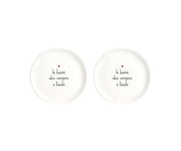 Simple Day set 2 piatti dessert Le buone idee 10011006LE BUONE IDEE Simple Day