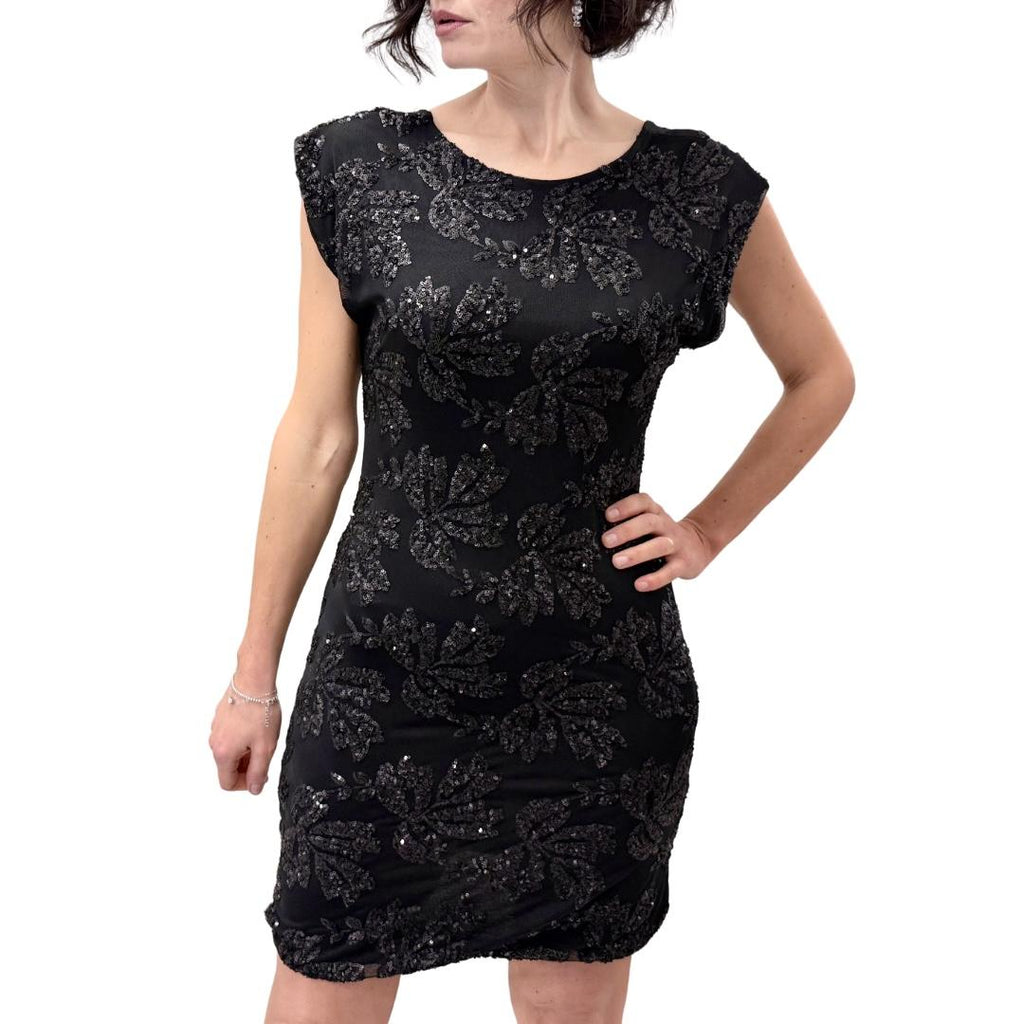 Sunway abito paillettes PG222NERO Sunway