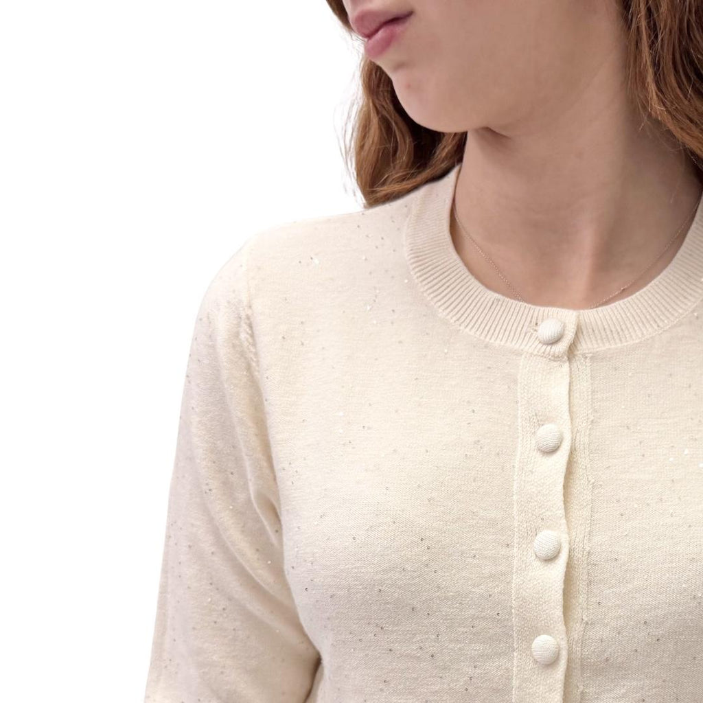 Zimo cardigan paillettes 00008213BEIGE zimo