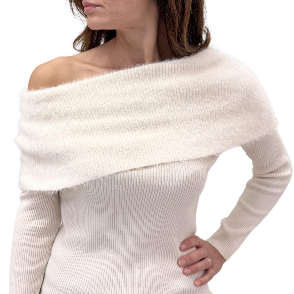 Zimo maglione collo pelo 