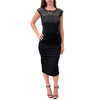 Rebeka Ross abito pizzo AB2584NERO Rebeka Ross