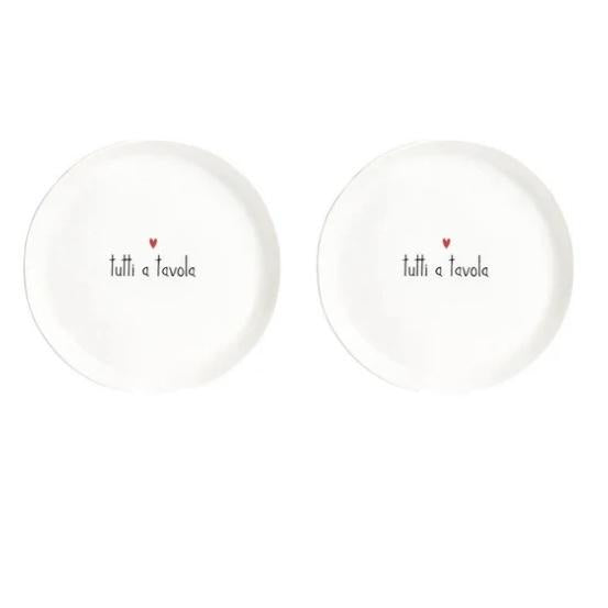Simple Day set 2 piatti dessert Tutti A Tavola 10011012TUTTI A TAVOLA Simple Day