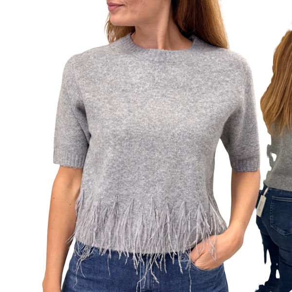 Sunway maglioncino piume J1181GRIGIO Sunway