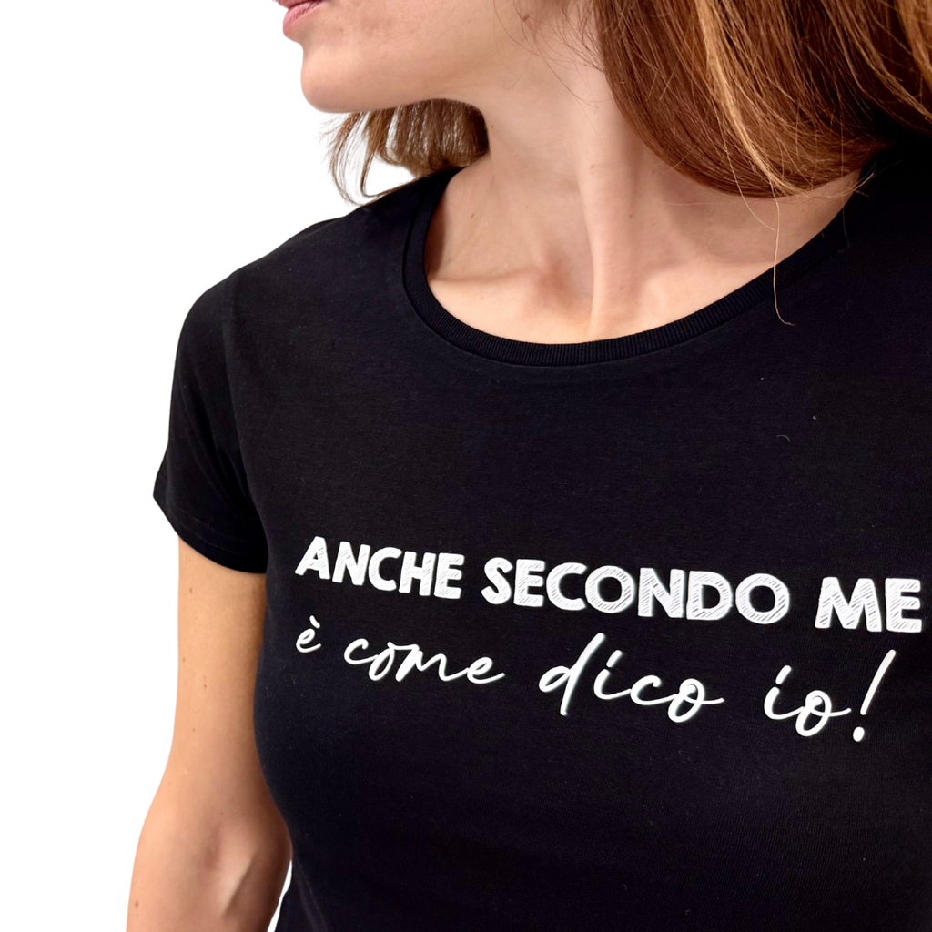 Simona M t-shirt Secondo Me T-SHIRT SECONDO MENERO Simona M.