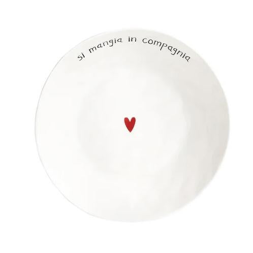 Simple Day set 2 piatti piani Si mangia in compagnia 10011019SI MANGIA IN COMPAGNIA Simple Day