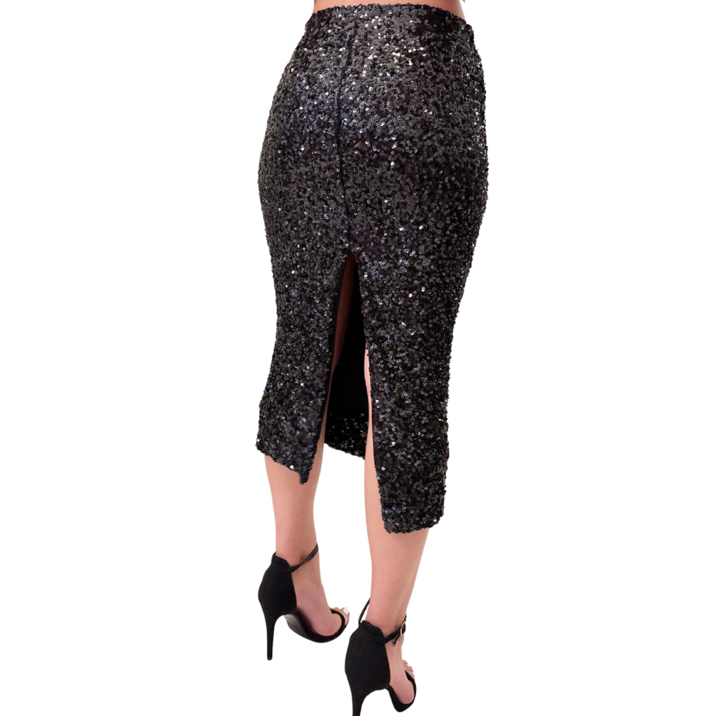 Rebeka Ross gonna paillettes GO59NERO Rebeka Ross