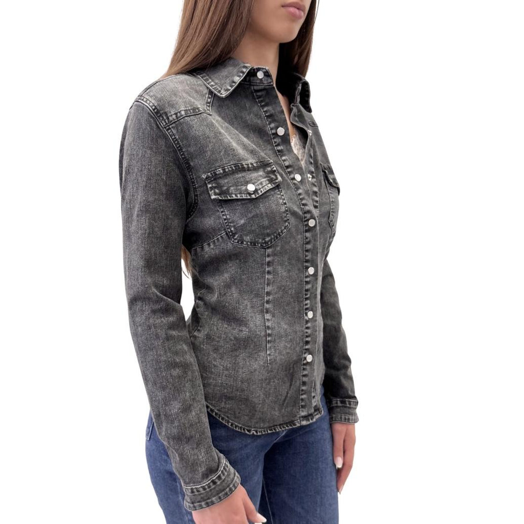 Sunway camicia jeans T9186JEANS GRIGIO Sunway