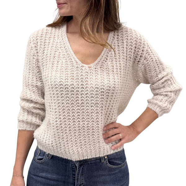 Akuaketa maglione AKK2290CREMA Akuaketa