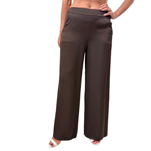 Blue Joint pantalone raso 823122MARRONE blue joint