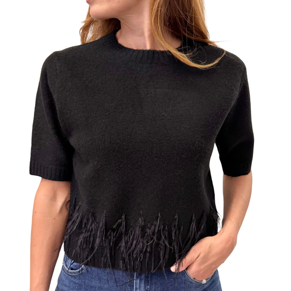 Sunway maglioncino piume J1181NERO Sunway