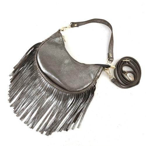 Marlon borsa frange laminata 