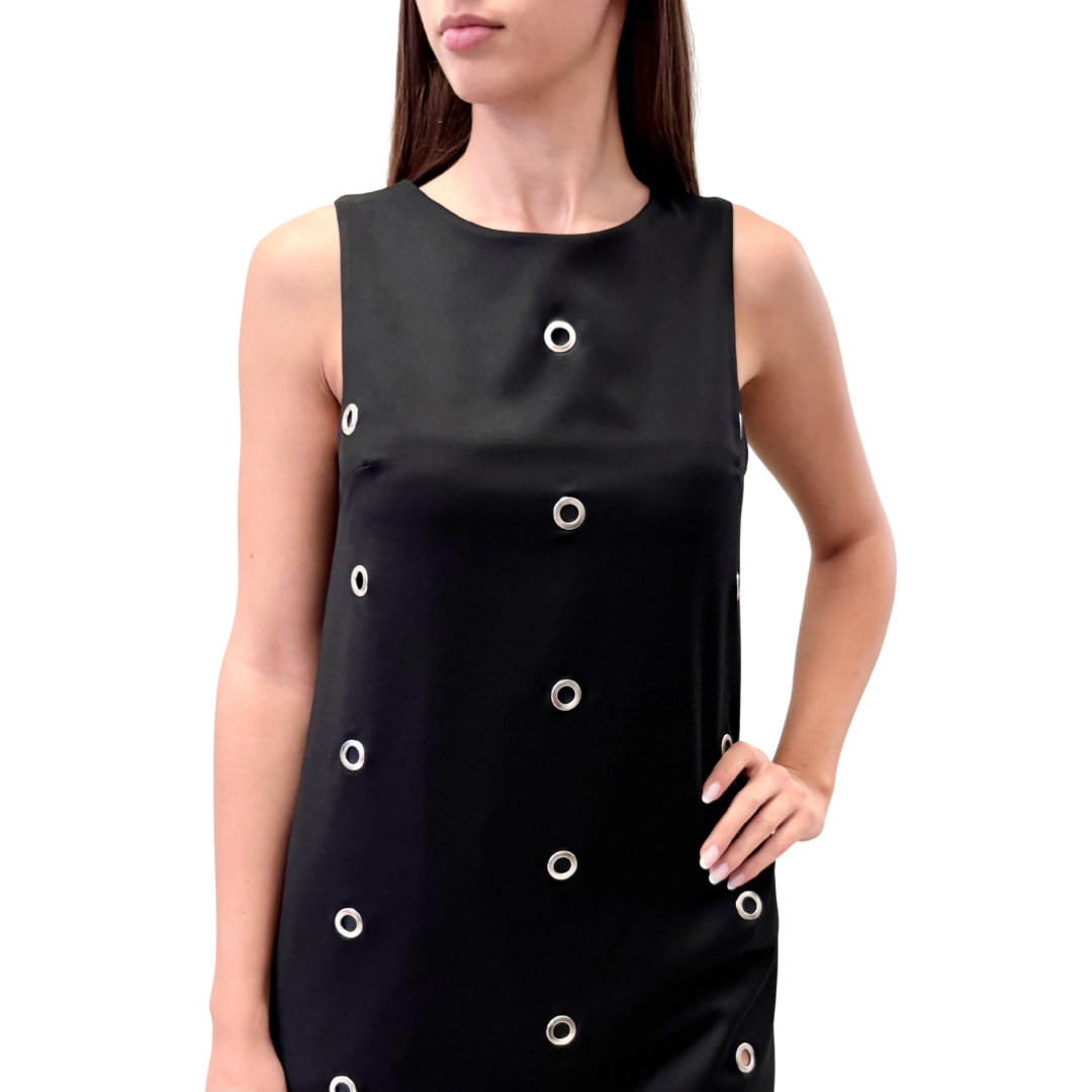 Rebeka Ross abito borchie AB2139NERO Rebeka Ross