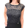Rebeka Ross abito pizzo AB2584NERO Rebeka Ross
