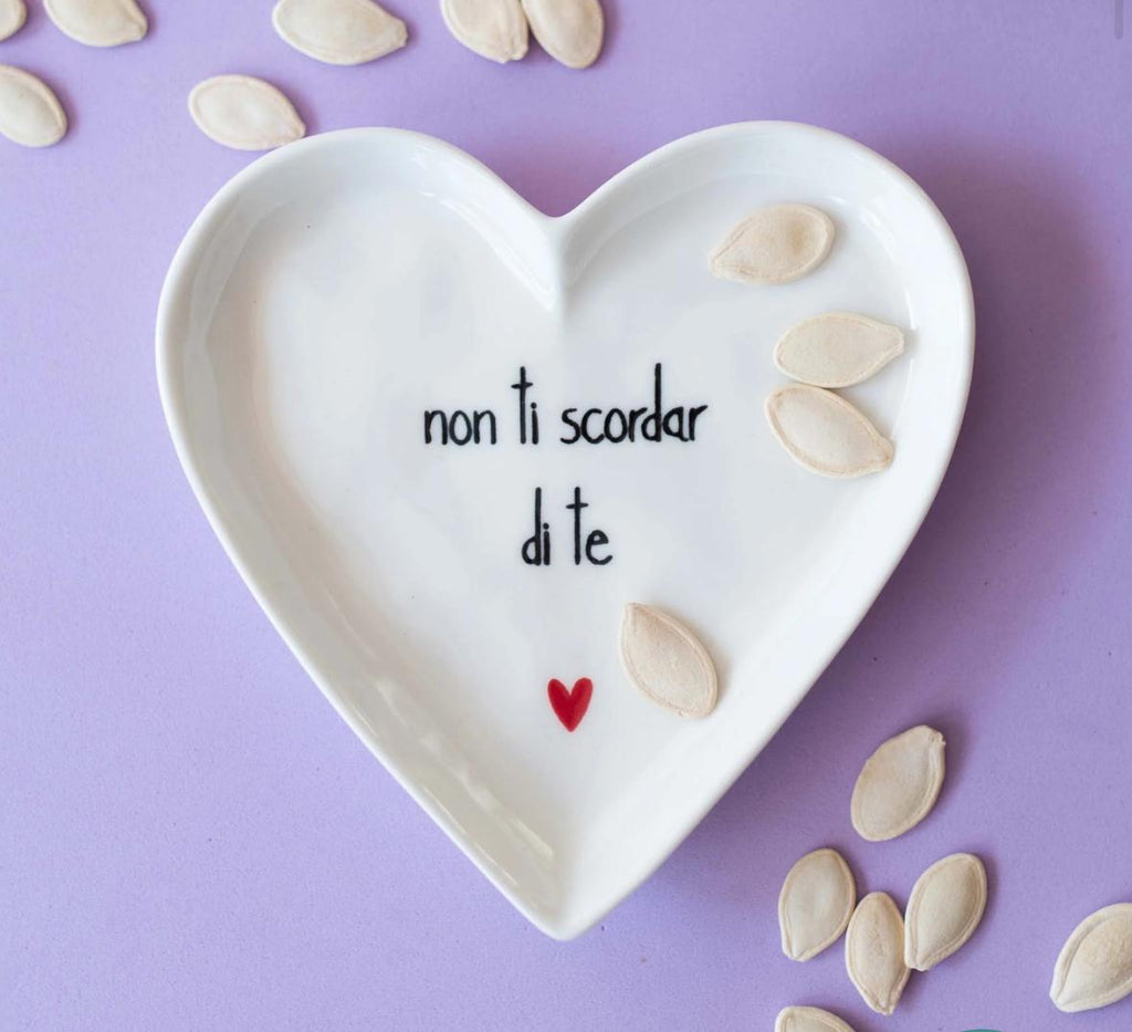 Simple Day Set 2 Piatti cuore Non ti scordar di te 10011064NON TI SCORDAR DI TE Simple Day